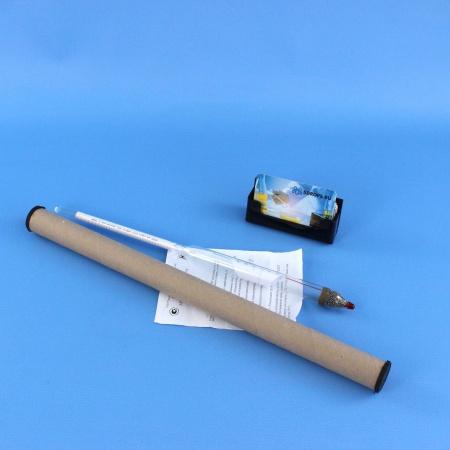 Ареометр для спирта АСПТ (60...100%), с термометром, (ГОСТ 18481-81) Ареометр для спирта АСПТ (60...100%), с термометром, (ГОСТ 18481-81)