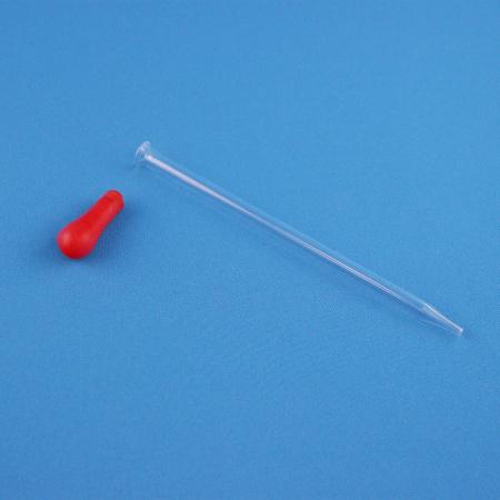 Пипетка капельная стеклянная 5drops, с резиновой грушей, длина 160 мм, 20 шт/упак