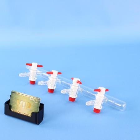 Стеклянный вакуумный коллектор, 4 выхода на 10 мм