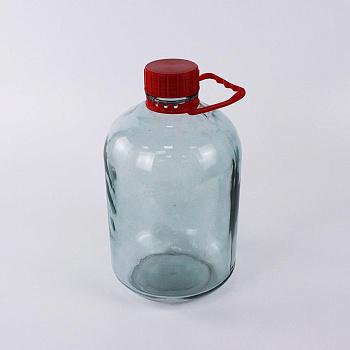 Стеклянная бутыль "СССР", 5 л, с ручкой