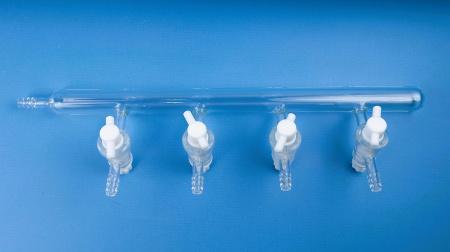 Уценка, Стеклянный вакуумный коллектор, 4 выхода на 10 мм (трещина)