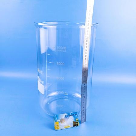 Стакан лабораторный низкий 5drops Н-1-10000, 10000 мл, стекло Boro 3.3, градуированный