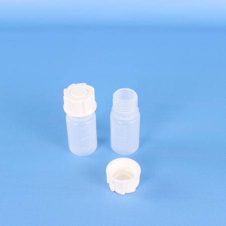 Банка для реактивов, 50 мл, ПП, широкое горло, градуированная, 10 шт/упак