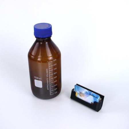 Банка для реактивов, 1000 мл, темное стекло, градуированная Банка для реактивов, 1000 мл, темное стекло, градуированная