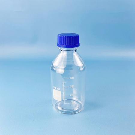 Банка для реактивов 5drops GL45, 500 мл, стекло Boro 3.3, светлое стекло, с винтовой крышкой, градуированная - Под заказ