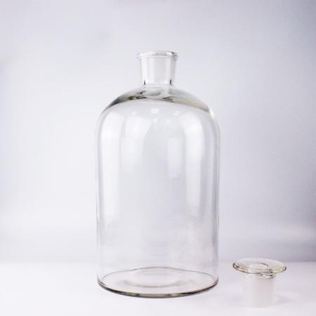 Склянка (штанглас) 5drops, 20000 мл, светлое стекло, с притёртой пробкой, узкое горло