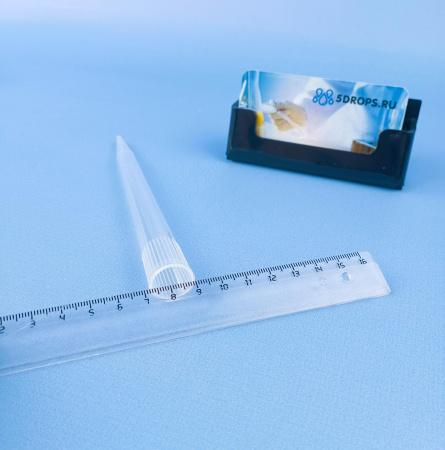 Наконечники 10 000 мкл (10 мл), не стерильные, без фильтра, L=160 мм, 100 шт/пакет
