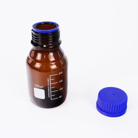 Банка для реактивов, 250 мл, темное стекло, градуировка
