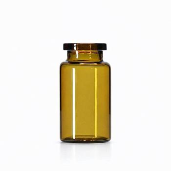 Флакон инъекционный 10 мл, темное стекло 1го класса, гладк., горло G20, 952 шт/короб