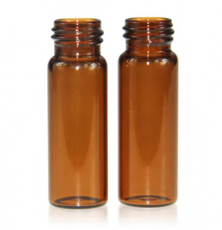 Виала винтовая 2 мл, градуированные, с резьбой горла 9-425, темное Boro стекло, 32*11,6 мм, 100 шт/упак, без крышки - В наличии