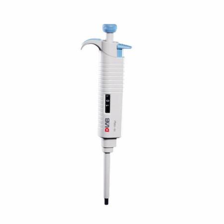 Дозатор (пипетка механическая) 1-кан пост объема DLab, автоклавируемый, 10 мкл - В наличии