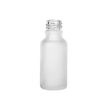 Флакон для капель 10 мл, светлое матовое стекло, винтовое горло G18, без крышки, 540 шт/упак Флакон для капель 10 мл, светлое матовое стекло, винтовое горло G18, без крышки, 540 шт/упак