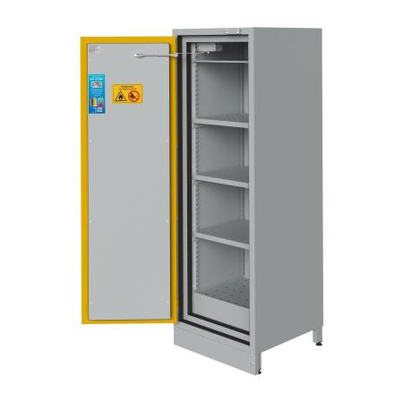 Шкаф ЛВЖ, 680x650x1985 мм, для хранения легковоспламеняющихся жидкостей, металл., корпус, высокий - Под заказ