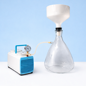 Комплект: Вакуумная установка для фильтрования "Водопад-1" с Бюхнера 250 мм