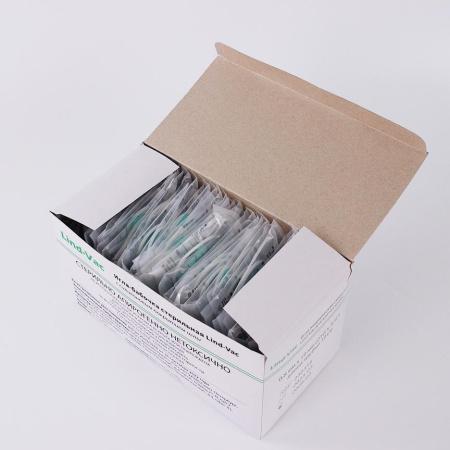 Катетер-бабочка, соединенный с луер-адаптером 21Gx3,4"x7" (0,8x190 мм), Lind-Vac, 100 шт/упак