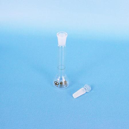 Колба мерная 2-10-2, 10 мл, 2 класс точности, стеклянная пробка, шлиф 10/19