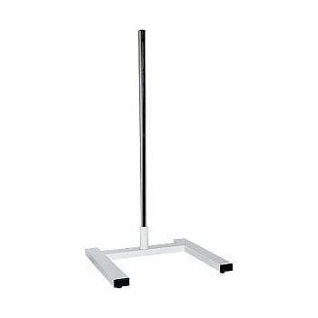 Комплект: Основание штатива П-образное 380*420 мм со штырем 800*21 мм + зажим для верхнеприводных мешалок