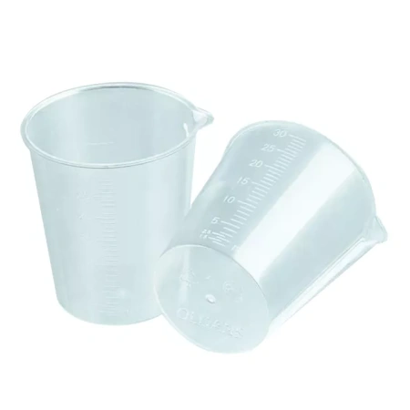 Мензурка (Стакан) с носиком для приема лекарств, 30 мл, 100 шт/упак., Oldans - В наличии