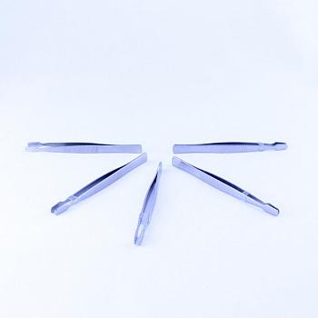 Пинцет с плоскими концами для покровных стекол