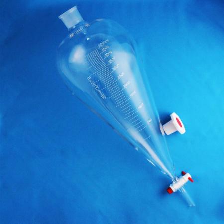 Воронка делительная грушевидная 5drops ВД-3-5000, 5000 мл, с фторопластовым краном