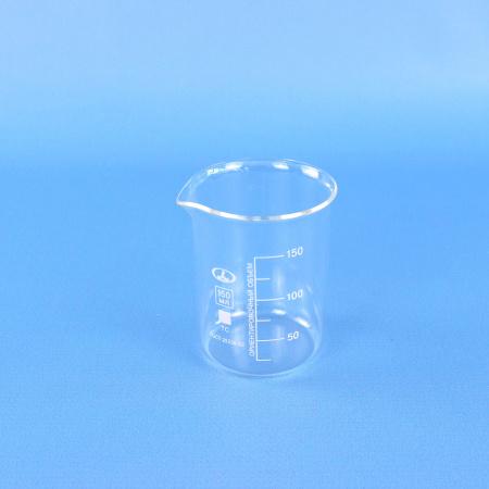 Стакан лабораторный низкий Н-1-150, 150 мл, градуированный
