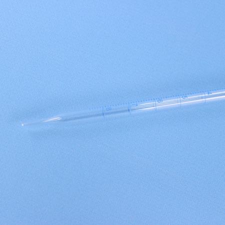 Пипетка градуированная 4-2-1-10, 10 мл, полный слив, с расширением, 1-го кл.точности, 5 шт/упак, (ГОСТ 29227-91)