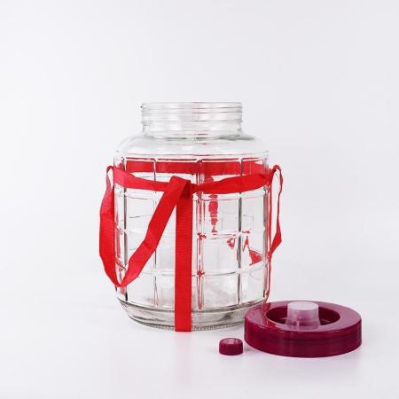 Банка (бутыль) стеклянная объёмом 12 литров с гидрозатвором