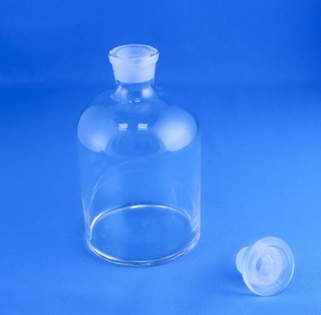 Склянка (штанглас) 5drops, 1000 мл, светлое стекло, с притёртой пробкой, узкое горло
