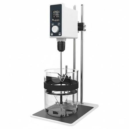 Верхнеприводная мешалка 5drops-OS-100 Pro, до 100 литров, с фиксатором посуды, максимальная вязкость 70000 Мпа - В наличии