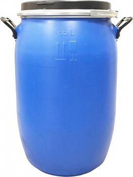 Бочка, 65 л, пластик, с крышкой и обручем Бочка, 65 л, пластик, с крышкой и обручем