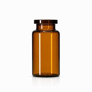 Флакон инъекционный 30 мл, темное стекло 1го класса, гладк., горло G20, 4000 шт/кор.