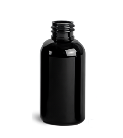 Флакон для капель 50 мл, черное стекло, винт., горло G18, 264 шт/упак - В наличии