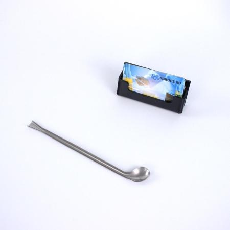 Ложка изогнутая, металлическая