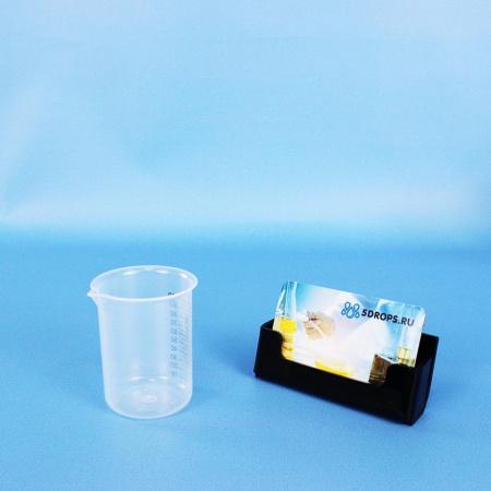 Стакан лабораторный, 100 мл, полипропилен, градуированный Стакан лабораторный, 100 мл, полипропилен, градуированный