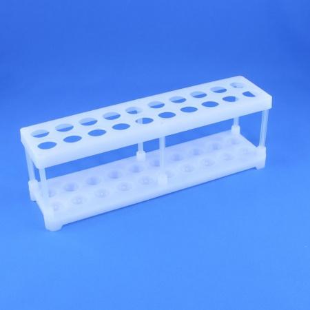 Штатив ШЛПП-20 для пробирок 18 мм, 20 гнезд, полиэтилен, разборный