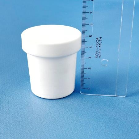 Стакан лабораторный, 50 мл, фторопласт, с винтовой крышкой