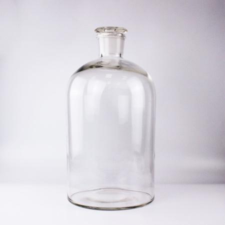 Склянка (штанглас) 5drops, 20000 мл, светлое стекло, с притёртой пробкой, узкое горло - В наличии