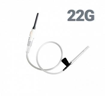 Катетер-бабочка, соединенный с луер-адаптером "22G (0,7*190 мм), CD RICH, упаковка 50 шт