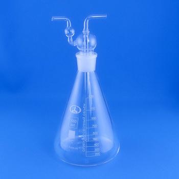 Химическая ловушка Ле-Шателье для конденсации газов на 1000 мл Химическая ловушка Ле-Шателье для конденсации газов на 1000 мл