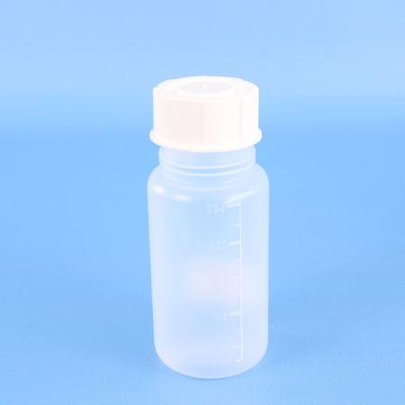 Банка для реактивов, 250 мл, ПП, широкое горло, градуированная, 10 шт/упак - В наличии