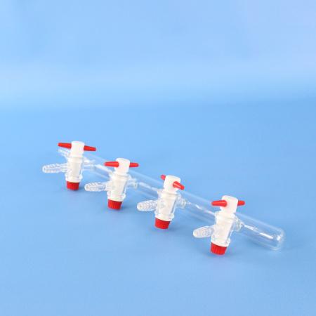 Стеклянный вакуумный коллектор, 4 выхода на 10 мм - В наличии