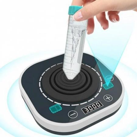 Мини вихревой смеситель (вортекс) 5drops-VM-400Max, с цифровой индикацией и ИК датчиками, 100-3000 об/мин , до 50 мл