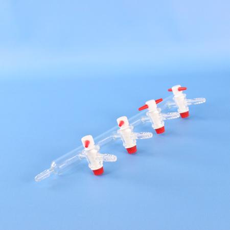 Стеклянный вакуумный коллектор, 4 выхода на 10 мм