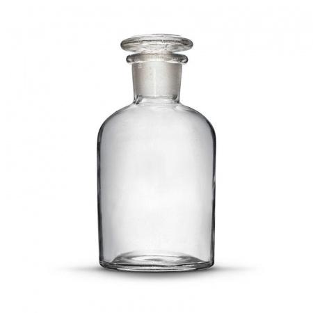 Склянка (штанглас), 500 мл, светлое стекло, с притёртой пробкой, узкое горло - В наличии