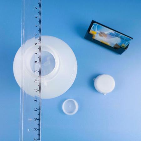 Бутылка, 1000 мл, ПЭ, узкое горло, градуированная, Lamaplast, 5 шт/упак