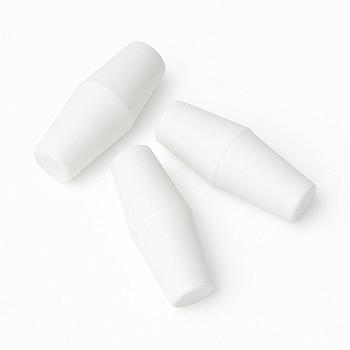 Пробка силиконовая (без канала) 14,5 двухконусная, белая, 100 шт\упак Пробка силиконовая (без канала) 14,5 двухконусная, белая, 100 шт\упак