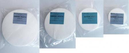 Фильтры обеззоленные "Синяя лента", диаметр 70 мм, 100 шт/упак