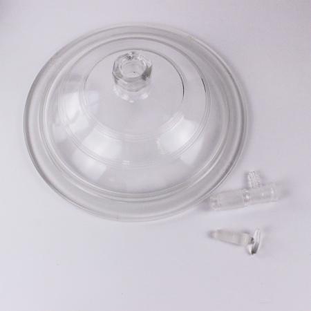 Эксикатор вакуумный 5drops 1-240 мм, 240 мм, с краном, светлое стекло