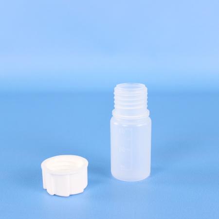 Банка для реактивов, 50 мл, ПП, широкое горло, градуированная, 10 шт/упак