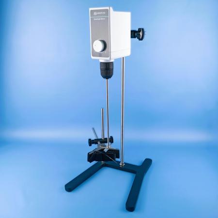 Верхнеприводная мешалка 5drops-OS-10, до 10 литров, с фиксатором посуды, максимальная вязкость 10000 Мпа